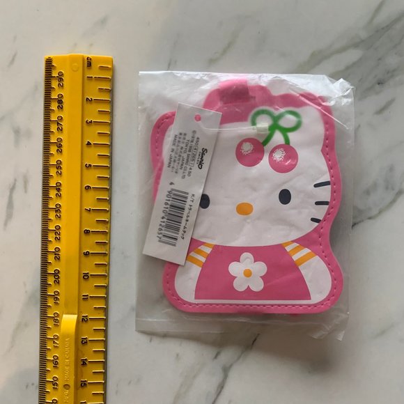 VINTAGE 1998 HELLO KITTY LUGGAGE TAG BRAND NEW - Picture 1 of 3